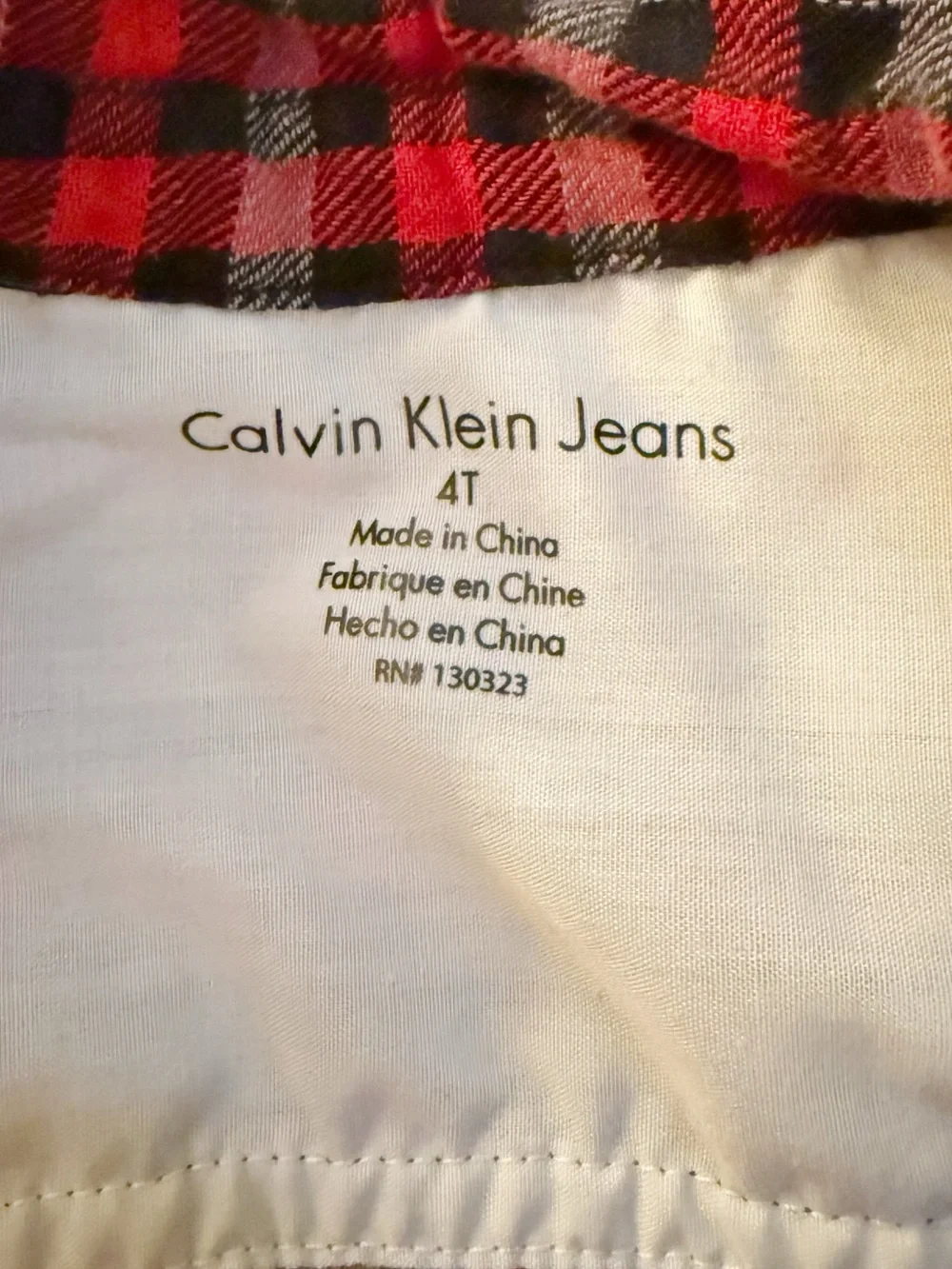 Calvin Klein Jeans lightweight plaid